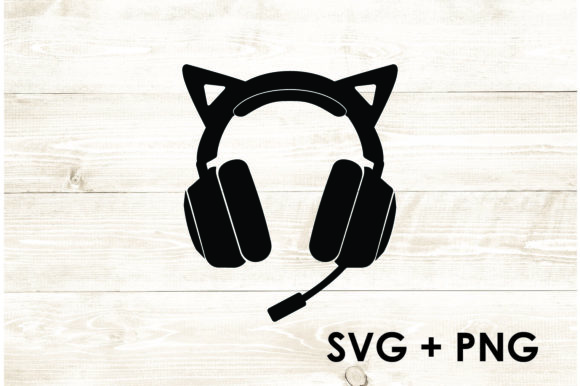 Cat Kitty Headset Gamer SVG: A Creative Gem