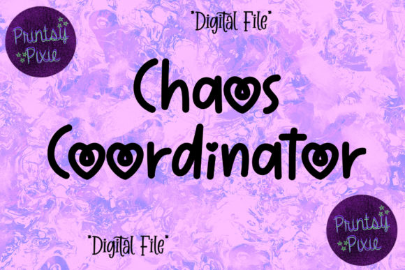 Chaos Coordinator: Your Go-To Creative Font