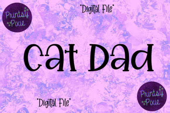 Creative Cat Dad Designs for Modern Projects