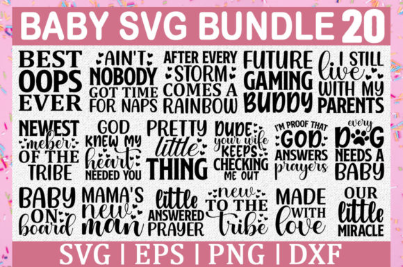 Discover the Perfect Baby SVG Bundle for Your Creative Projects