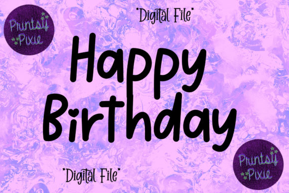 Happy Birthday Celebration: A Versatile Design for Every Occasion