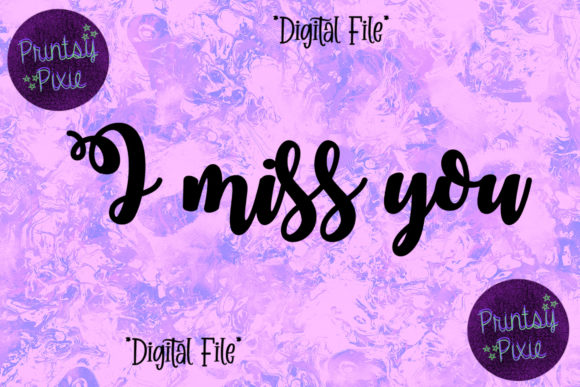 I Miss You Long Distance: A Versatile Design for Your Creative Projects