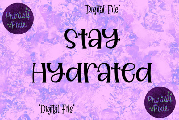 Stay Hydrated: A Versatile Design for Your Creative Projects